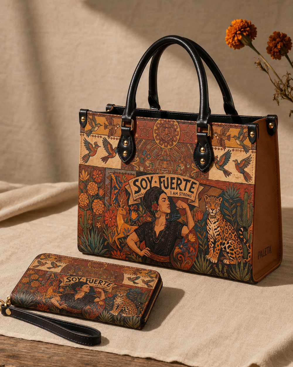 Your bag arrives with its wallet