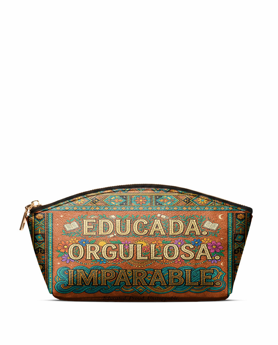 "Educada. Orgullosa. Imparable" ver.1 Eclipse Makeup Bag