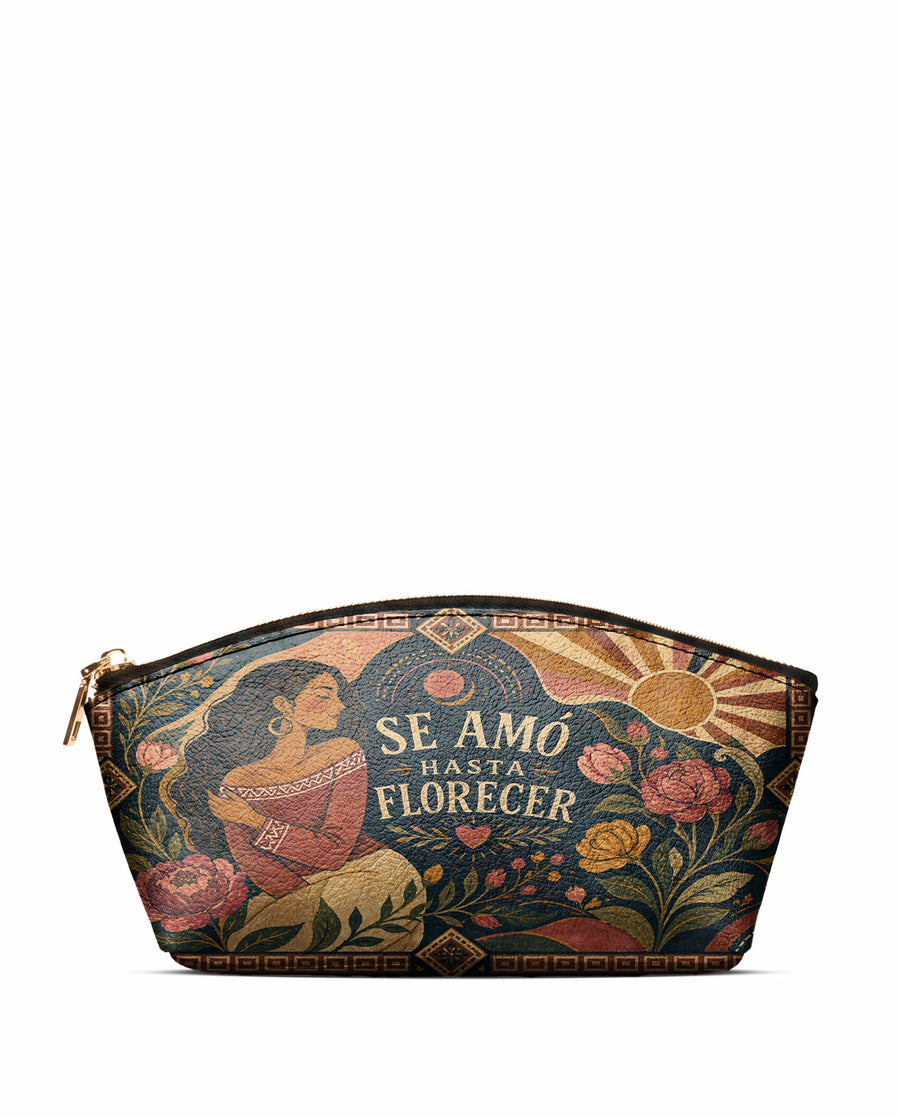 "Se amó hasta florecer" ver.1 Eclipse Makeup Bag