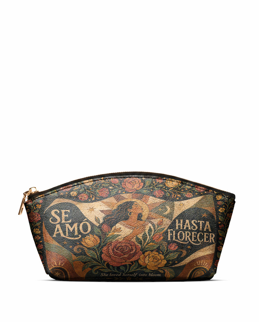 "Se amó hasta florecer" ver.2 Eclipse Makeup Bag