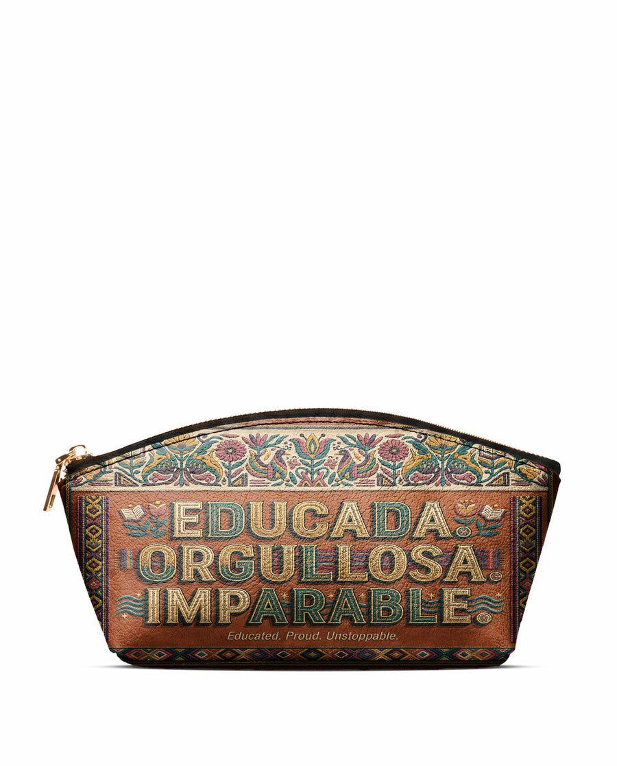 "Educada. Orgullosa. Imparable" ver.3 Eclipse Makeup Bag