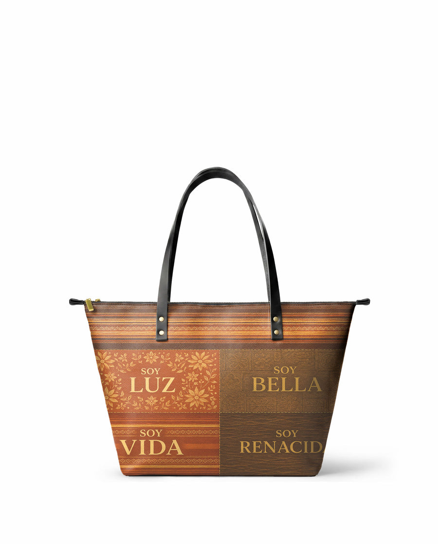 "LA LUMINOSA" ver.1 Leather Tote Bag