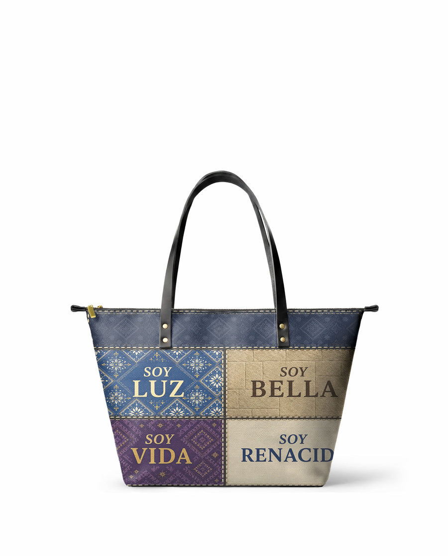 "LA LUMINOSA" ver.3 Leather Tote Bag
