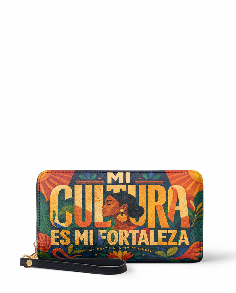 "Mi cultura es mi fortaleza" ver.2 Long Wallet
