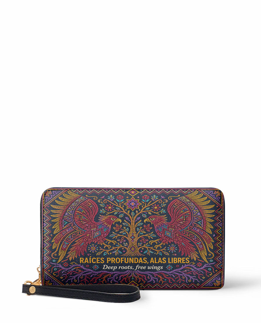 "Raíces profundas, alas libres" ver.1 Long Wallet