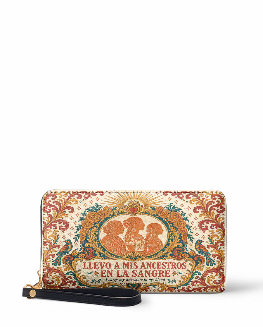 "Llevo a mis ancestros en la sangre" ver.5 Long Wallet