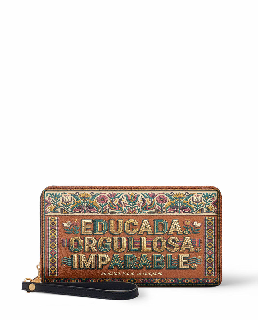 "Educada. Orgullosa. Imparable" ver.3 Long Wallet
