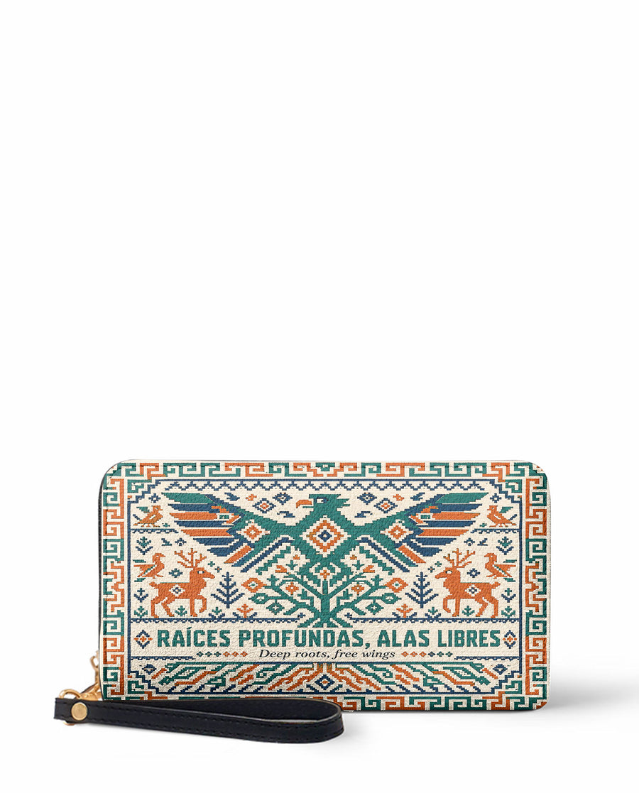 "Raíces profundas, alas libres" ver.4 Long Wallet