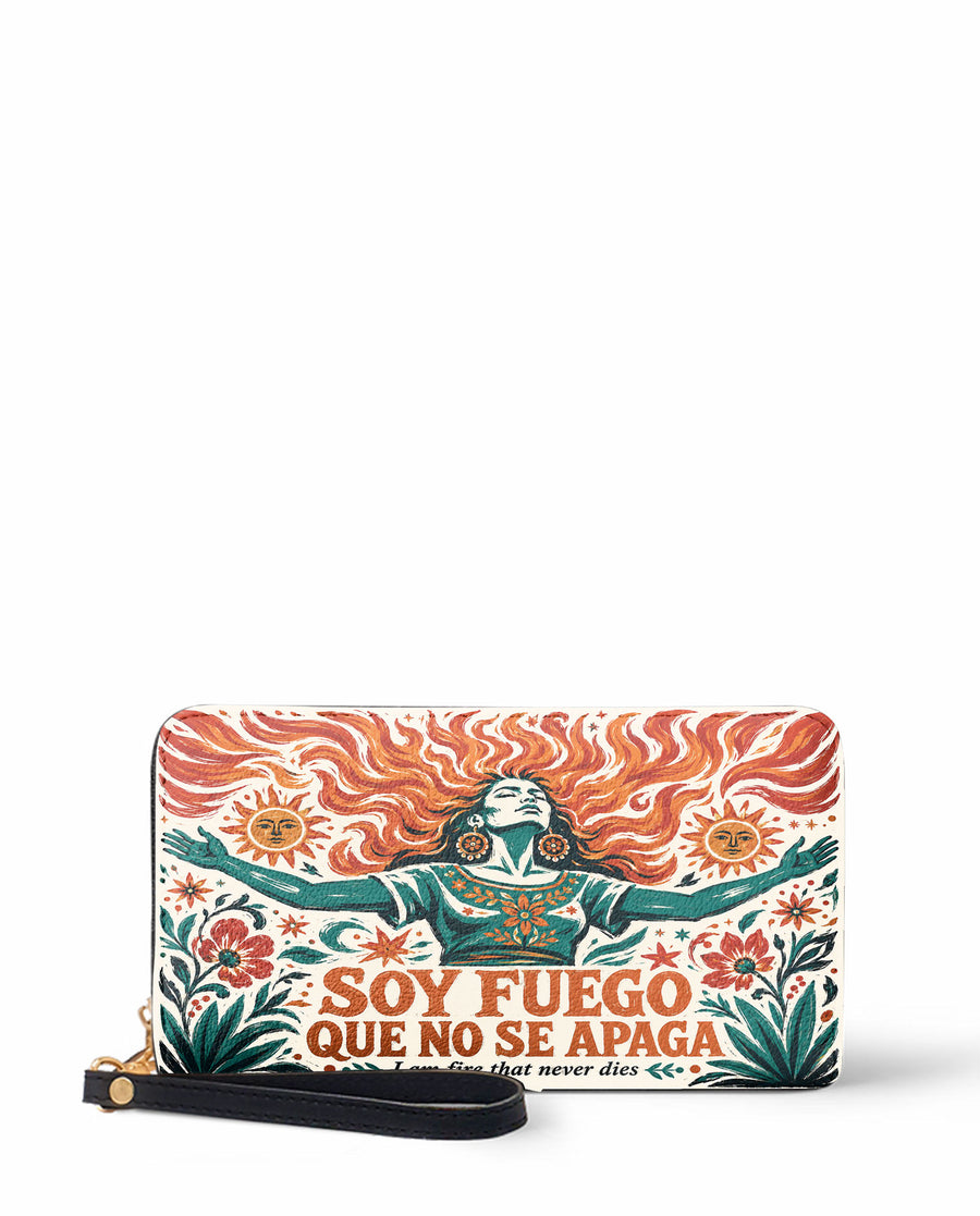 "Soy fuego que no se apaga" ver.4 Long Wallet