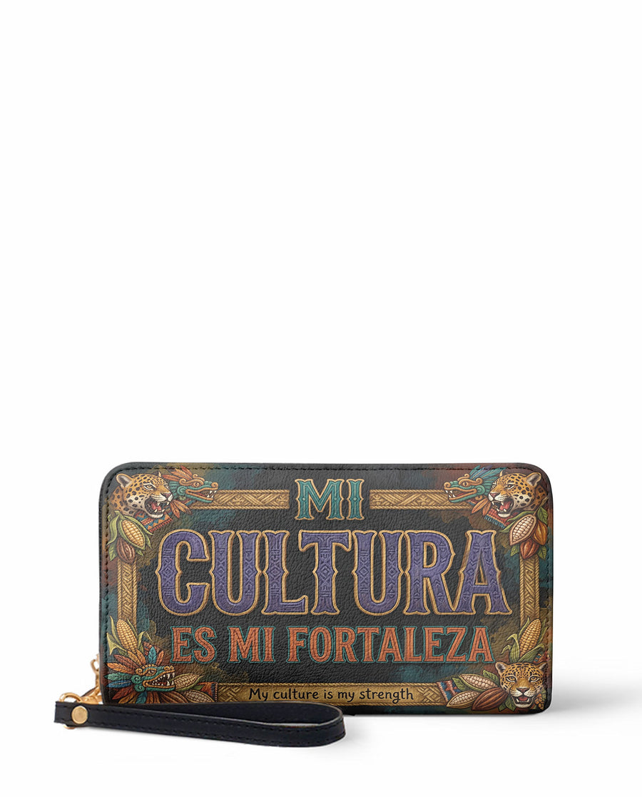 "Mi cultura es mi fortaleza" ver.3 Long Wallet