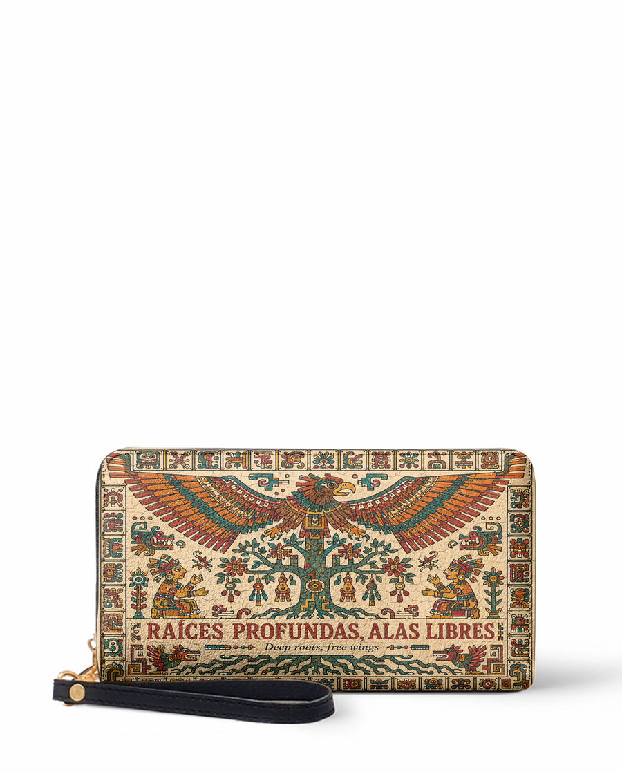 "Raíces profundas, alas libres" ver.5 Long Wallet