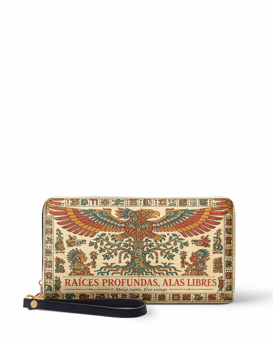 "Raíces profundas, alas libres" ver.3 Long Wallet