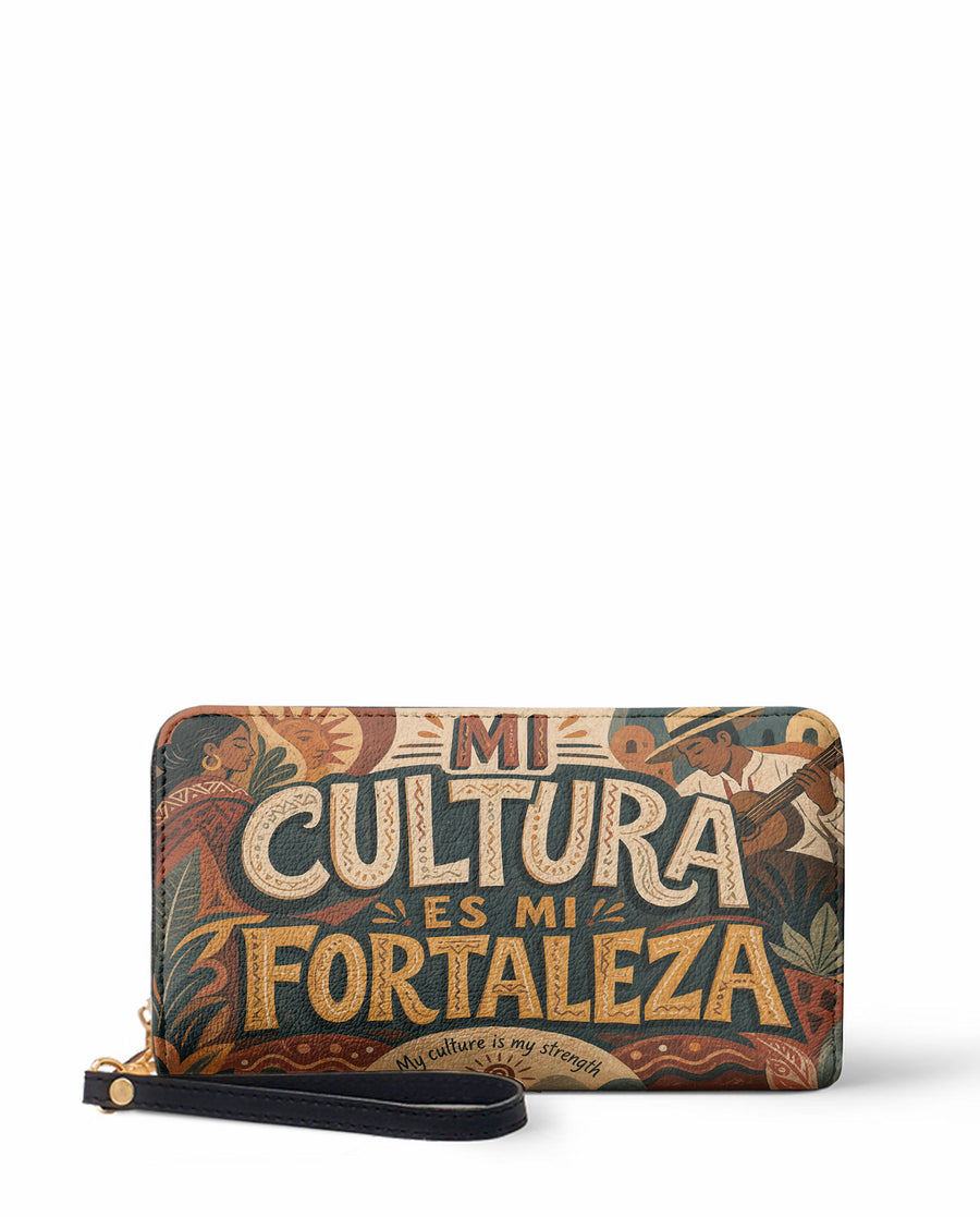 "Mi cultura es mi fortaleza" ver.1 Long Wallet