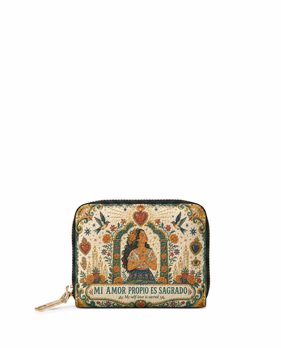 "Mi amor propio es sagrado" ver.1 Mini Wallet