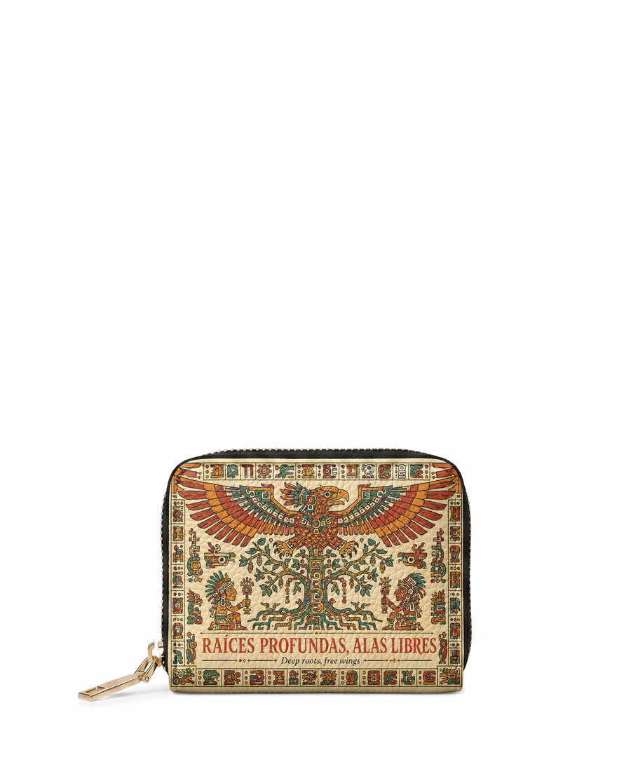 "Raíces profundas, alas libres" ver.3 Mini Wallet