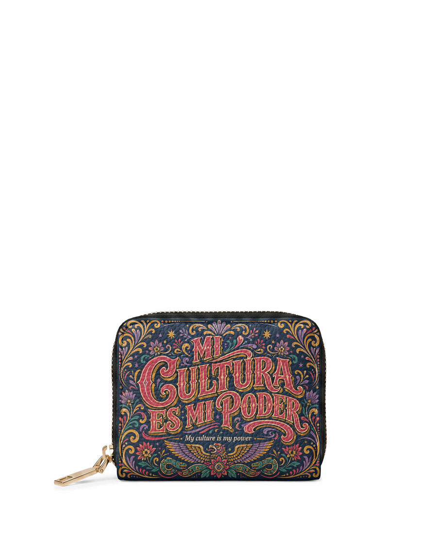 "Mi cultura es mi poder" ver.2 Mini Wallet