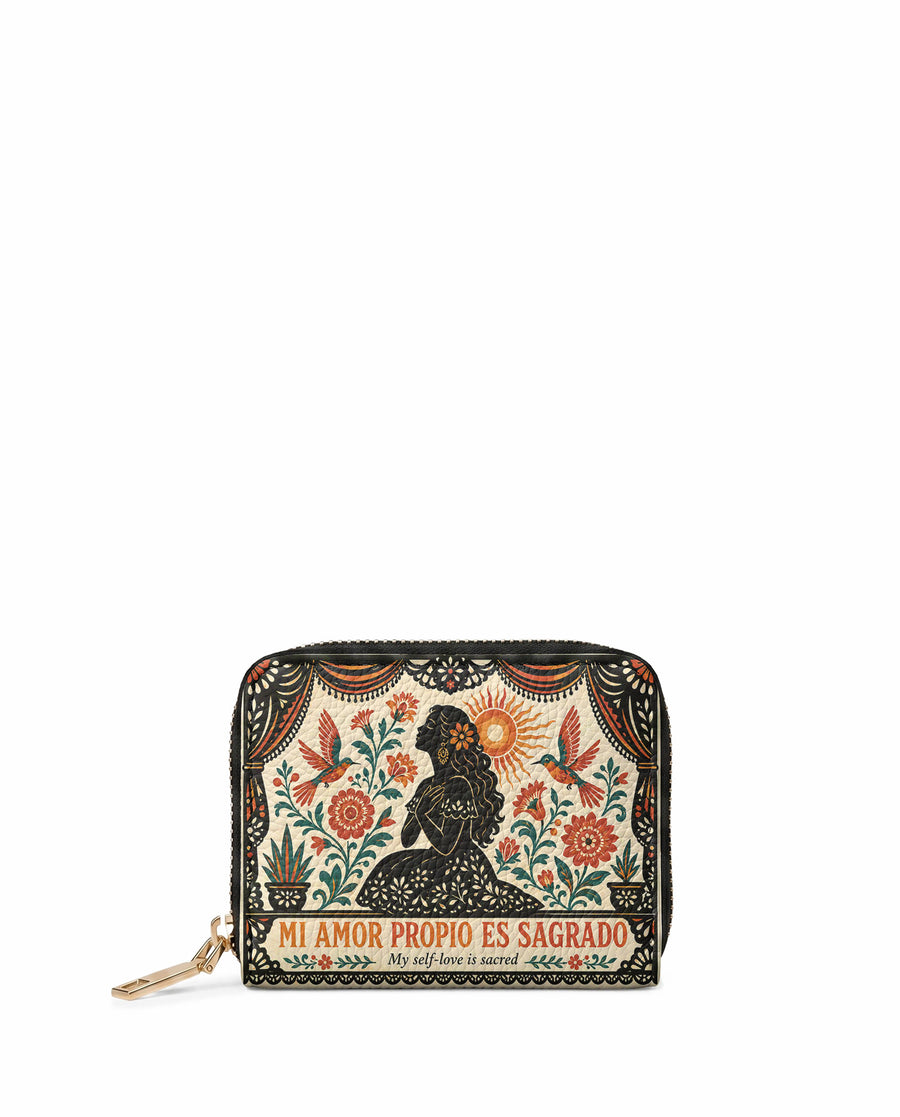 "Mi amor propio es sagrado" ver.5 Mini Wallet