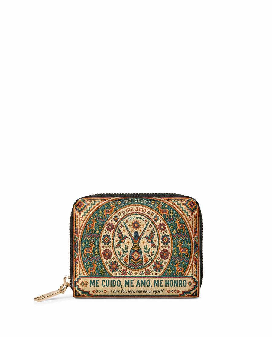 "Me cuido, me amo, me honro" ver.1 Mini Wallet