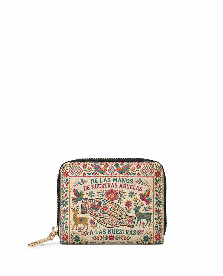 "De las manos de nuestras abuelas a las nuestras" ver.1 Mini Wallet