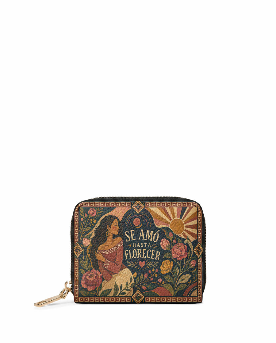 "Se amó hasta florecer" ver.1 Mini Wallet