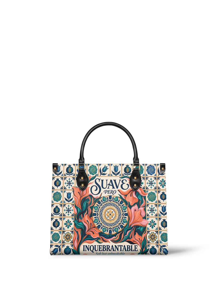 "Suave pero inquebrantable" ver.6 Leather Handbag