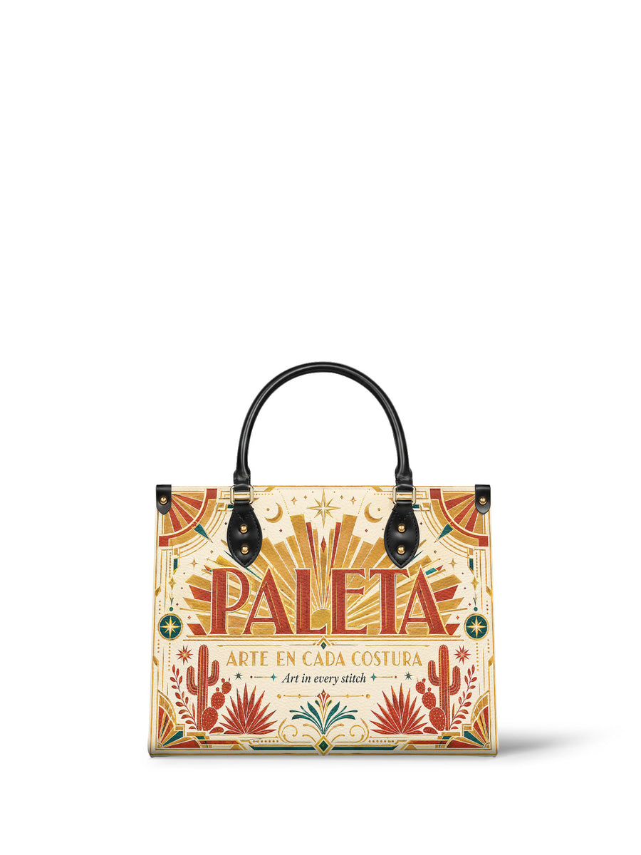 "La Paleta: Arte en cada costura" ver.4 Leather Handbag