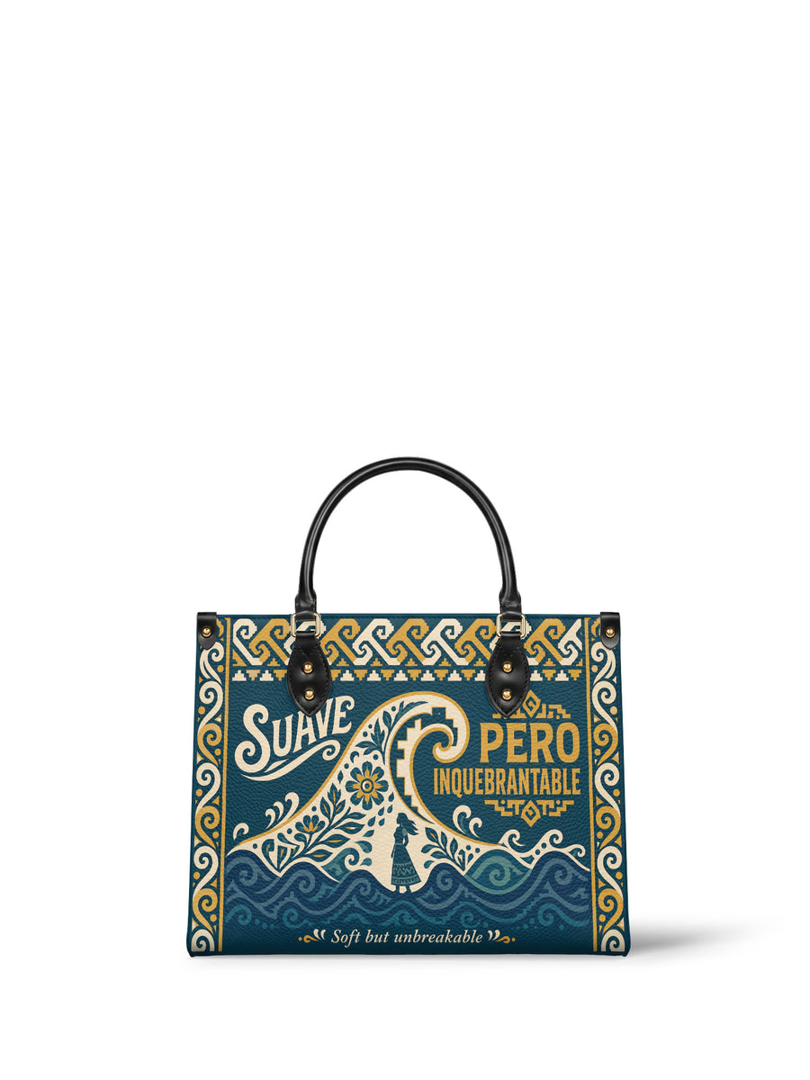 "Suave pero inquebrantable" ver.3 Leather Handbag