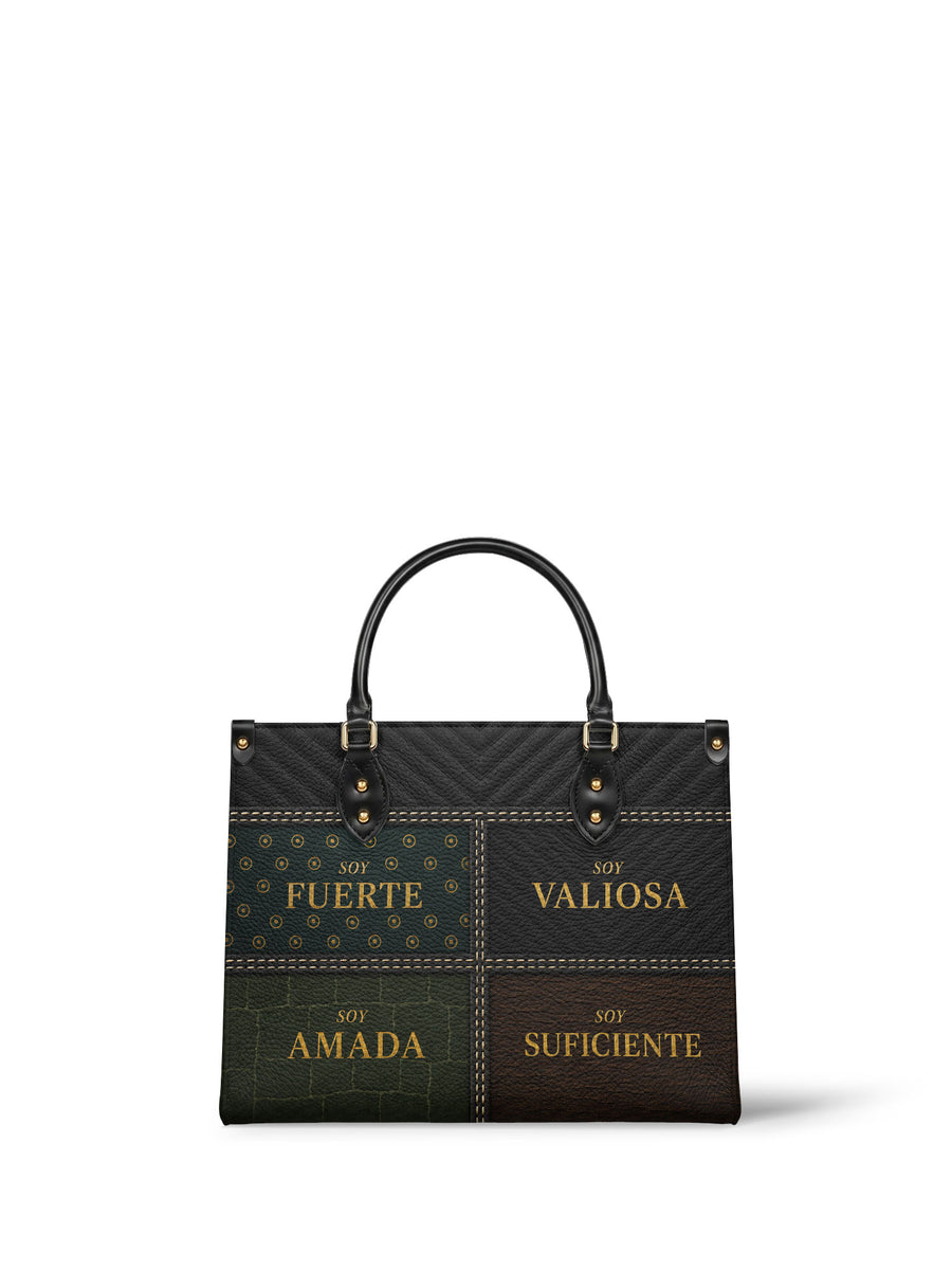 "LAS CUATRO VERDADES" ver.2 Leather Handbag