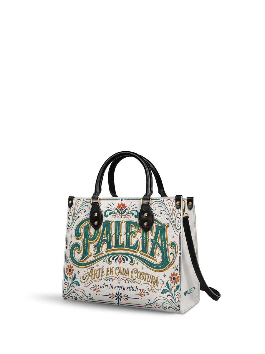 "La Paleta: Arte en cada costura" ver.2 Leather Handbag
