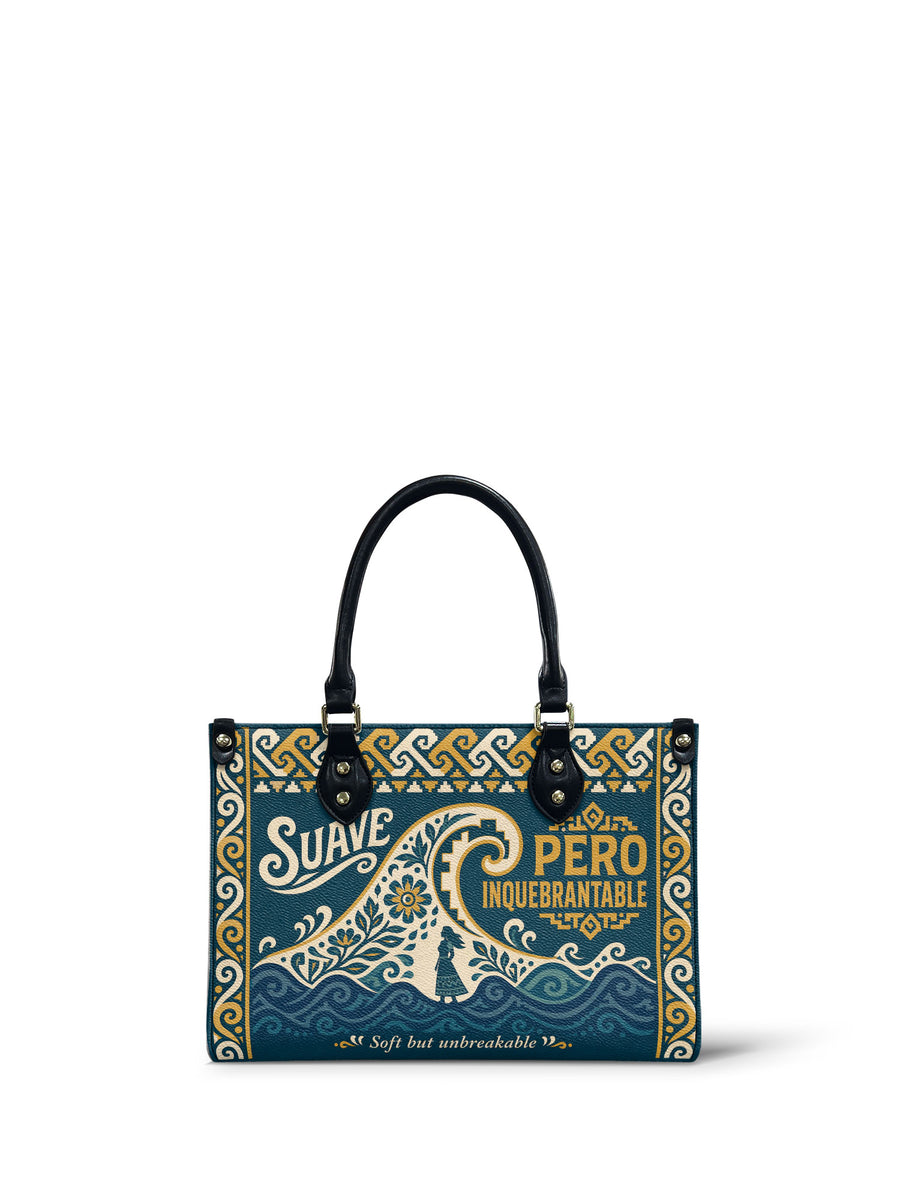 "Suave pero inquebrantable" ver.3 Small Leather Handbag