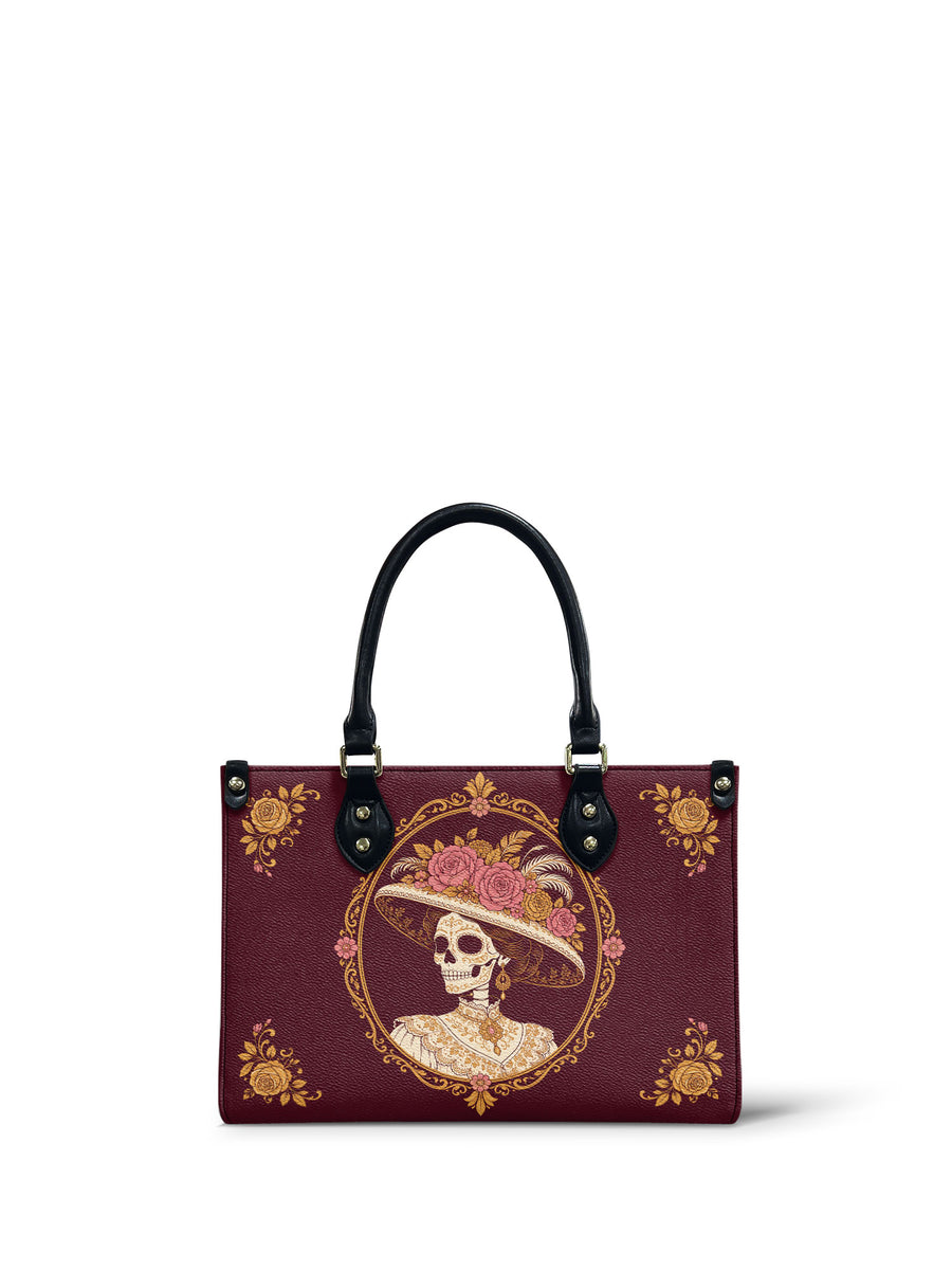 "CALAVERA" Small Leather Handbag