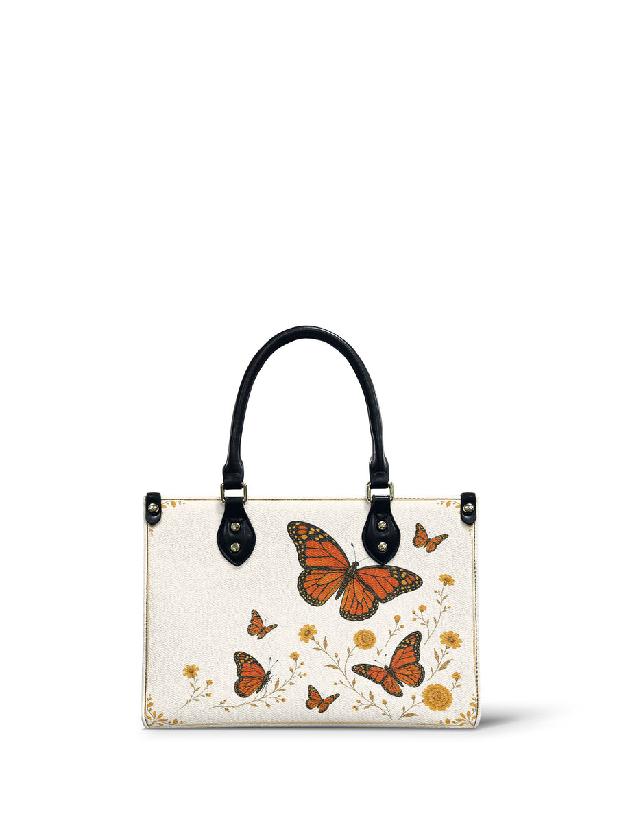 "PAPALOTL" Small Leather Handbag