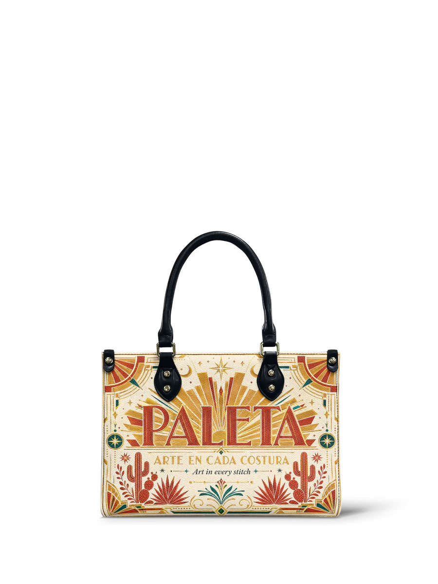 "La Paleta: Arte en cada costura" ver.4 Small Leather Handbag