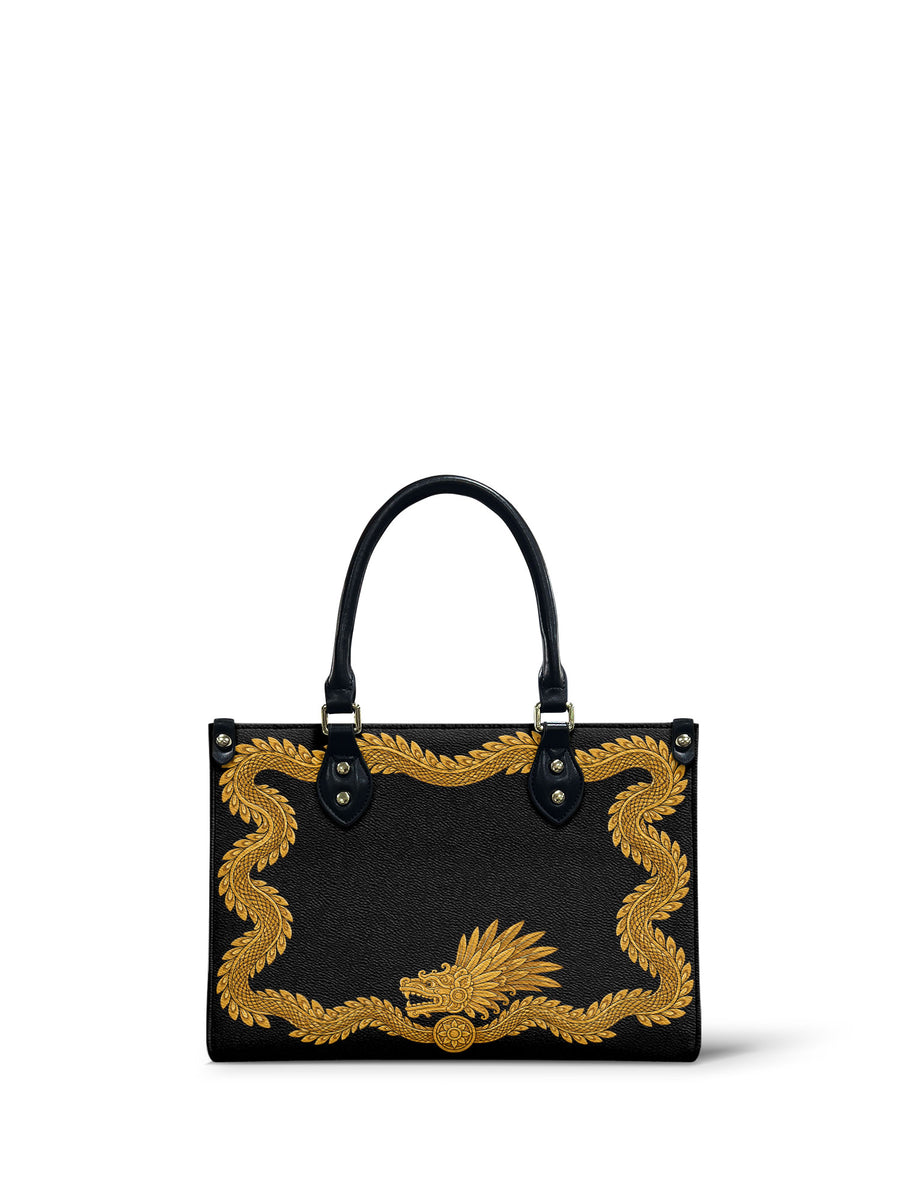 "XIUHCÓATL" Small Leather Handbag