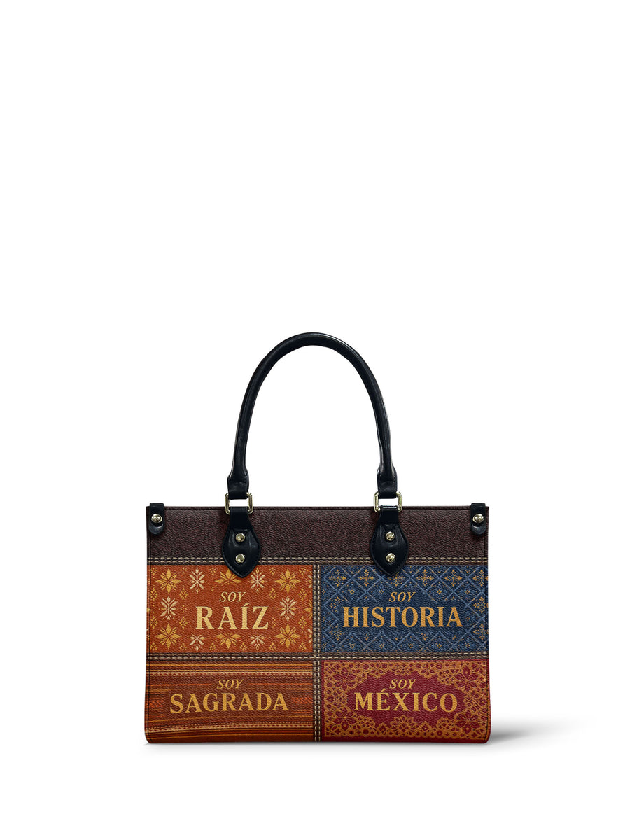 "LAS RAÍCES" ver.2 Small Leather Handbag