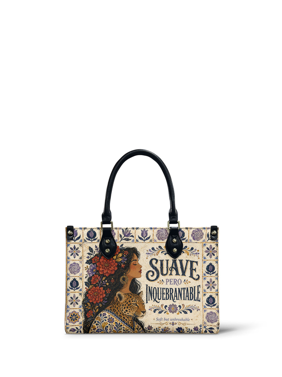 "Suave pero inquebrantable" ver.8 Small Leather Handbag