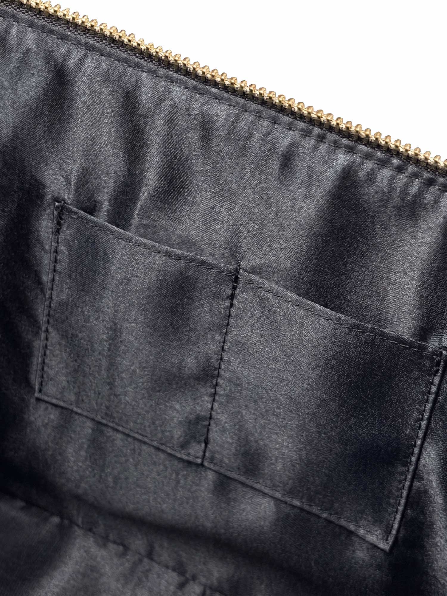 "Mis Raíces son Profundas" ver.1 Leather Tote Bag - interior | Paleta Bags