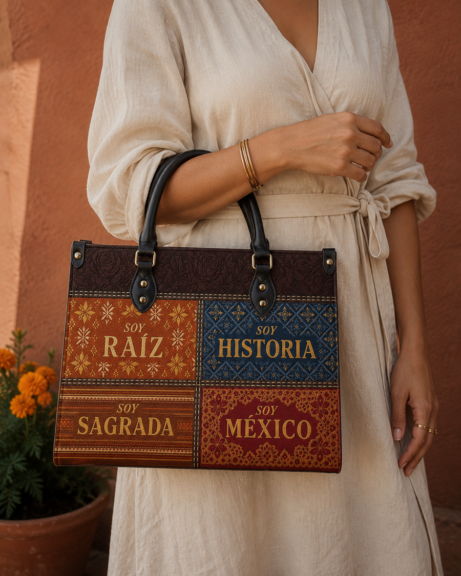 "LAS RAÍCES" ver.2 Leather Handbag