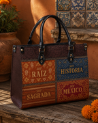"LAS RAÍCES" ver.2 Leather Handbag