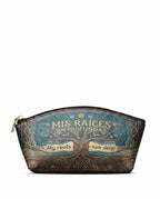 "Mis Raíces son Profundas" ver.1 Eclipse Makeup Bag - front view | Paleta Bags