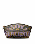 "Soy suficiente, tal y como soy" ver.2 Eclipse Makeup Bag - front view | Paleta Bags