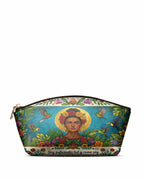 "Soy suficiente, tal y como soy" ver.11 Eclipse Makeup Bag - front view | Paleta Bags