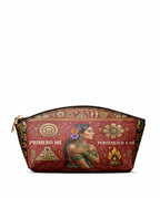 "Primero me pertenezco a mí" ver.8 Eclipse Makeup Bag - front view | Paleta Bags