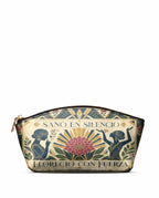 "Sanó en silencio, floreció con fuerza" ver.3 Eclipse Makeup Bag - front view | Paleta Bags