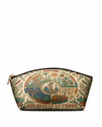 "Soy hija de la tierra" ver.1 Eclipse Makeup Bag - front view | Paleta Bags