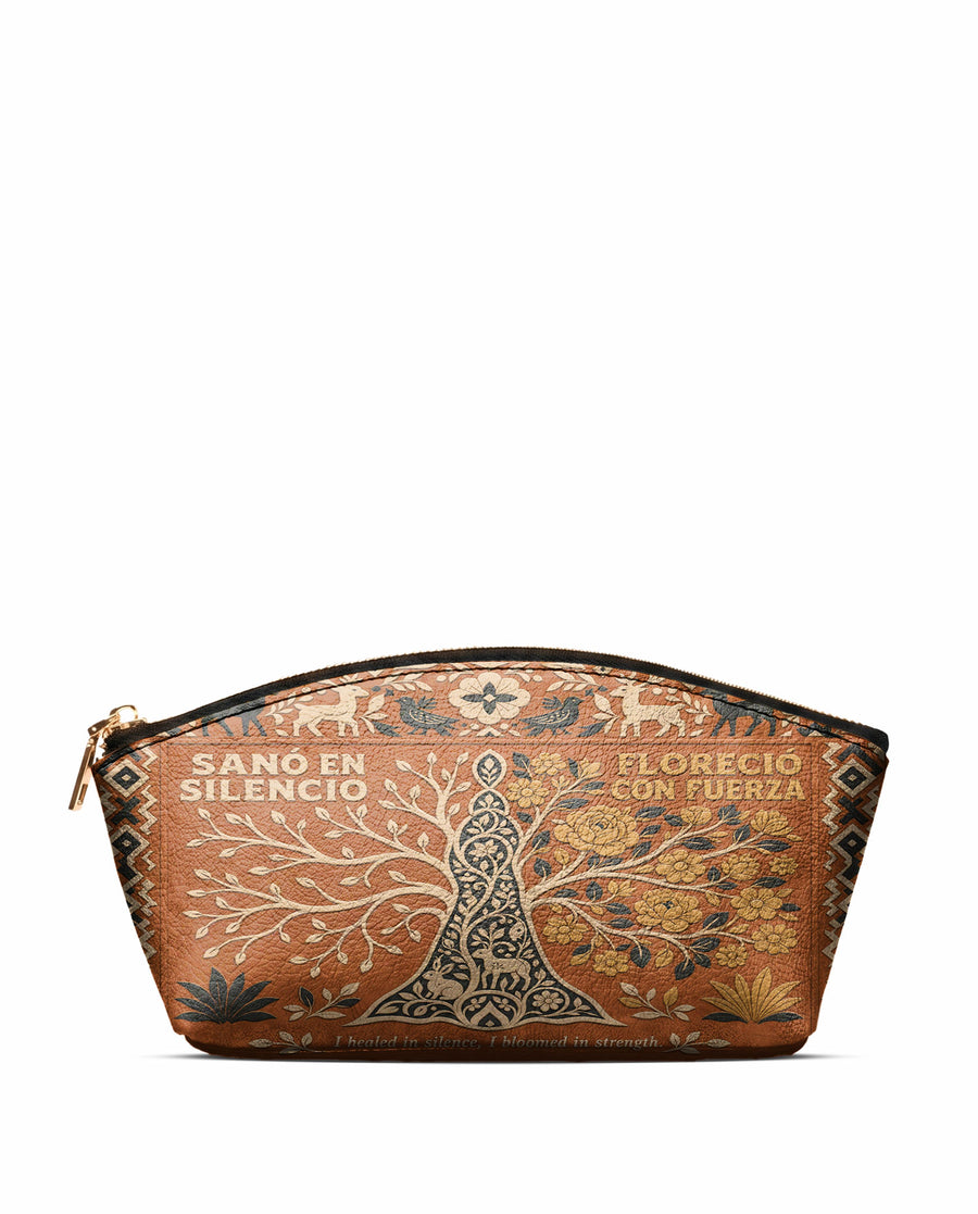 "Sanó en silencio, floreció con fuerza" ver.4 Eclipse Makeup Bag