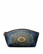 "Soy suficiente, tal y como soy" ver.7 Eclipse Makeup Bag - front view | Paleta Bags