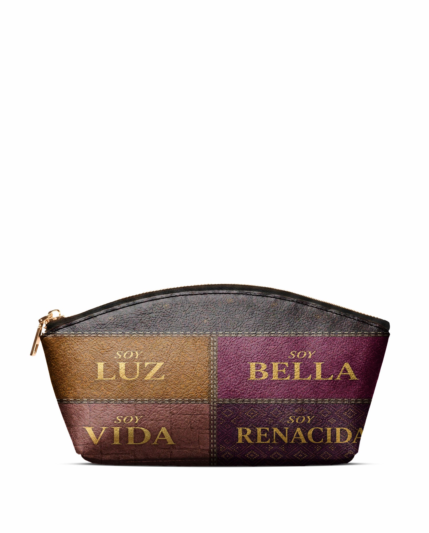 "LA LUMINOSA" ver.2 Eclipse Makeup Bag - front view | Paleta Bags