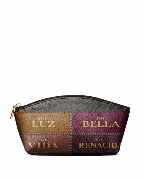 "LA LUMINOSA" ver.2 Eclipse Makeup Bag - front view | Paleta Bags