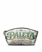 "La Paleta — Arte en cada costura" ver.2 Eclipse Makeup Bag - front view | Paleta Bags